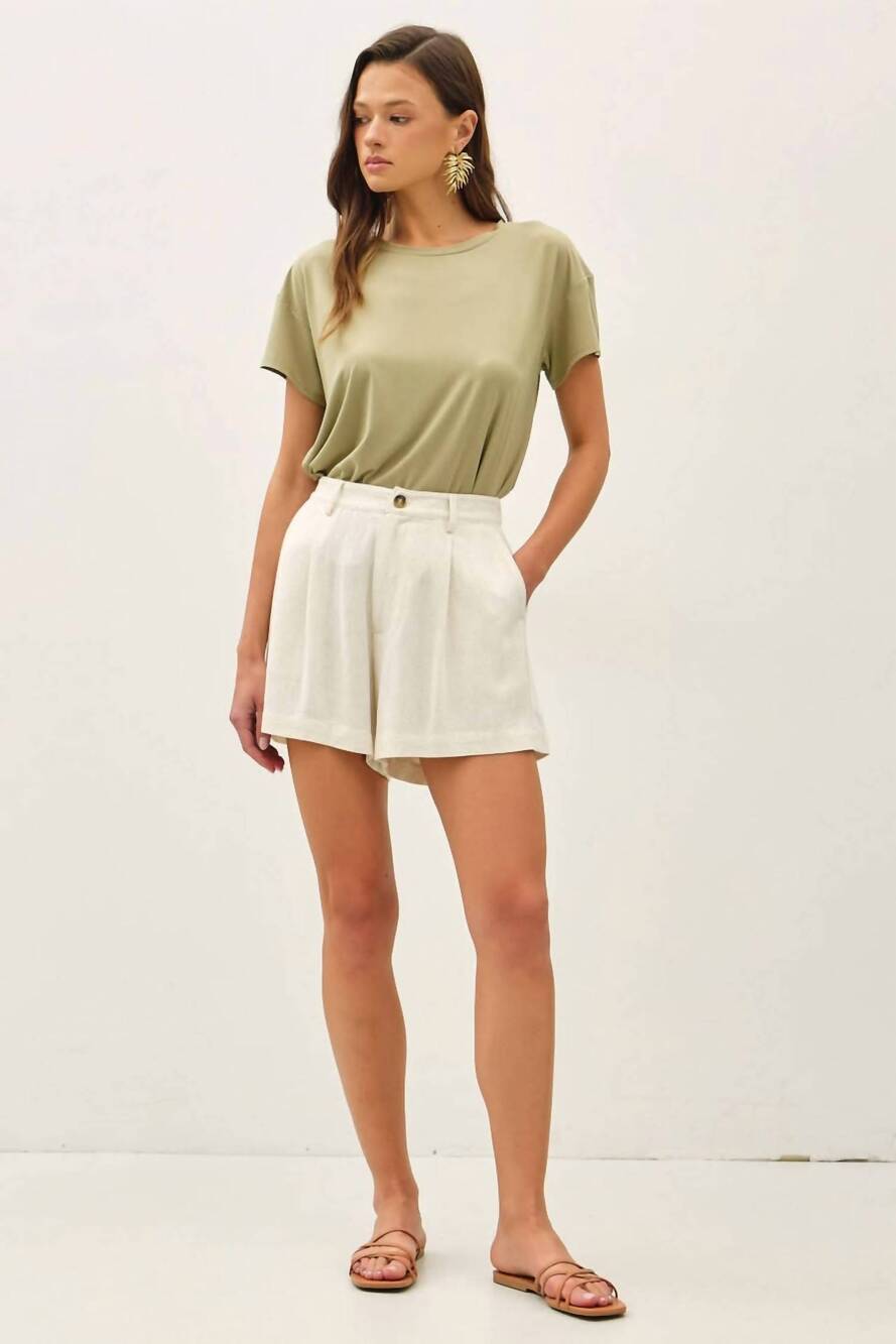 NEW BE COOL crofton shorts in beige